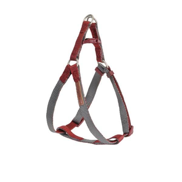 HARNAIS  NYLON CAMON ONE TOUCH BICOLORE GRIS/ROUGE 10X250X400MM