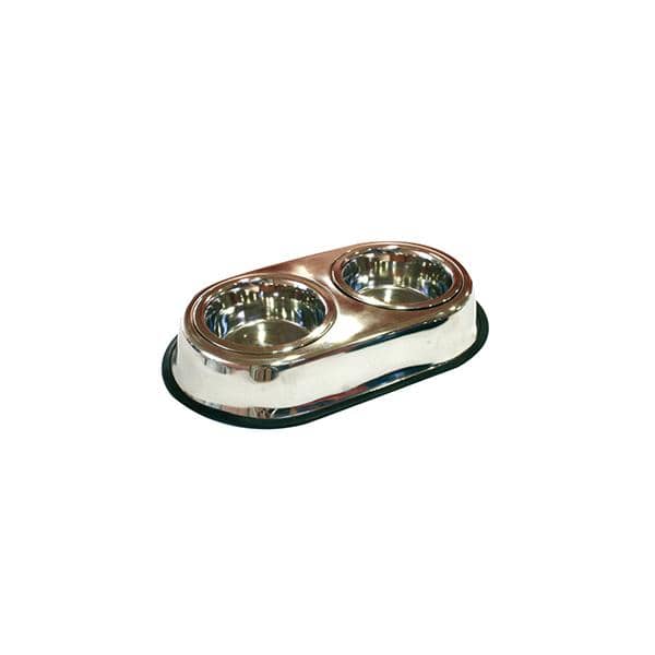 DOUBLE GAMELLE INOX 2X0,47L/CM.13