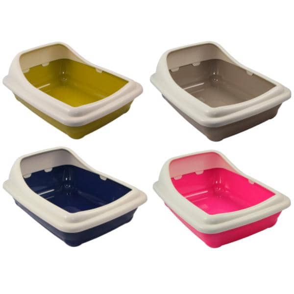 BAC A LITIERE AVEC BORD BIRBA 56X39X21,5 CM